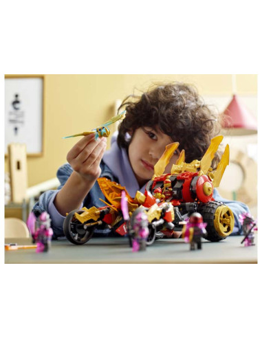 LEGO Ninjago, Vehiculul Dragon de Aur al lui Kai, 71773, 624