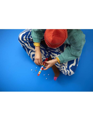 LEGO DOTS, Bratara curcubeu cu accesorii, 41953, 37 piese,41953
