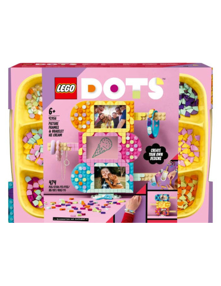LEGO DOTS, Rama inghetata si bratara, 41956, 474 piese,41956