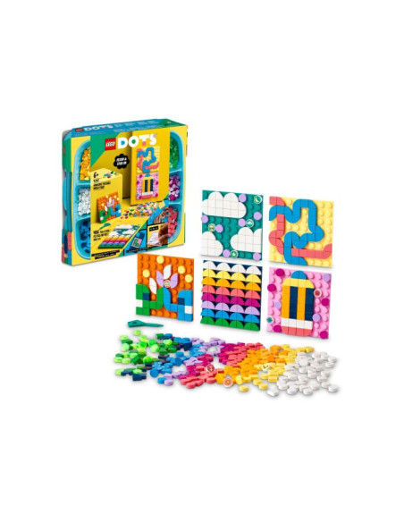 LEGO DOTS, Mega Pack Patch DOTS adeziv, 41957, 486 piese,41957