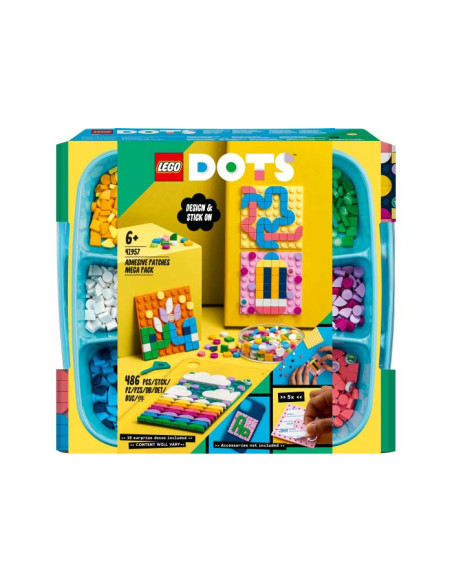 LEGO DOTS, Mega Pack Patch DOTS adeziv, 41957, 486 piese,41957