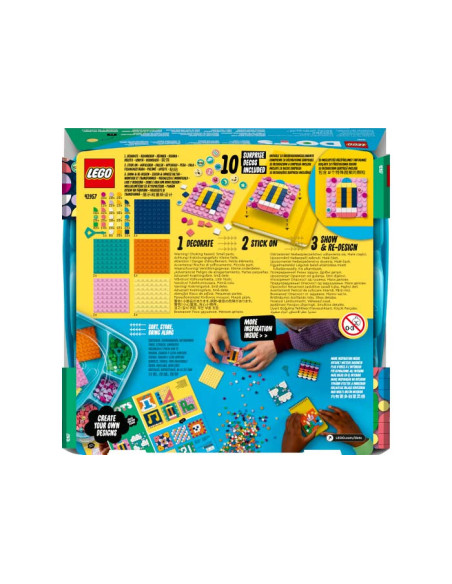 LEGO DOTS, Mega Pack Patch DOTS adeziv, 41957, 486 piese,41957