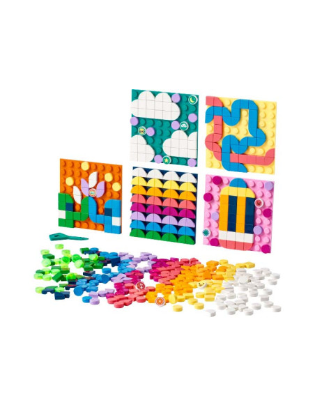 LEGO DOTS, Mega Pack Patch DOTS adeziv, 41957, 486 piese,41957