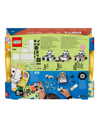 LEGO DOTS, Tavita cu urs panda, 41959, 517 piese,41959