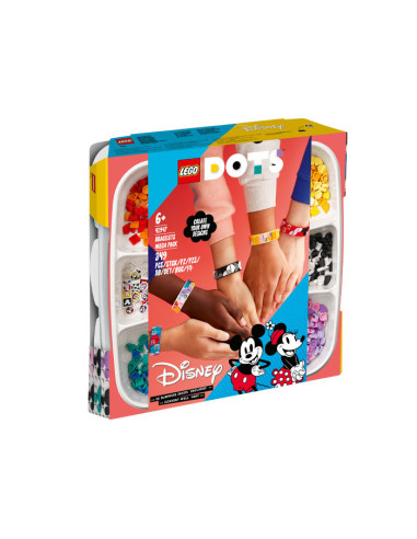 LEGO DOTS, Mega pachet cu Bratari Mickey si Friends, 41947, 349