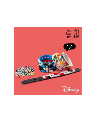 LEGO DOTS, Mega pachet cu Bratari Mickey si Friends, 41947, 349