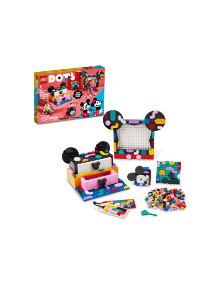 LEGO DOTS, Pachet Back to School Mickey Mouse si Minnie Mouse