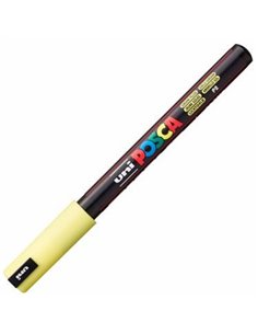 Marker UNI Posca PC-1MR, varf metalic, 0.7 mm, Sunshine Yellow 2