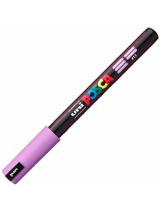 Marker UNI Posca PC-1MR, varf metalic, 0.7 mm, Mov Lavanda 2