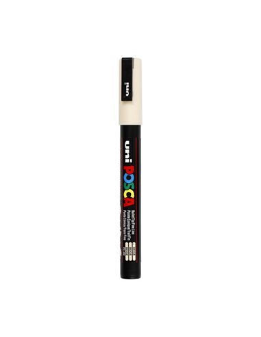 Marker UNI Posca PC-3M, varf 0.9 - 1.3 mm, Bej