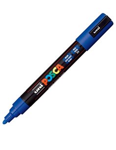 Marker UNI Posca PC-5M, 1.8 - 2.5 mm, Albastru 2