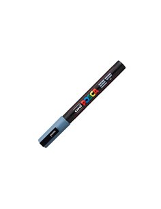 Marker UNI Posca PC-3M, varf 0.9 - 1.3 mm, Gri Albastrui 2