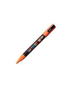 Marker UNI Posca PC-3M, varf 0.9 - 1.3 mm, Portocaliu Inchis 2
