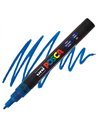 Marker UNI Posca PC-3ML, 09-13 mm, Albastru cu sclipici