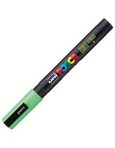 Marker UNI Posca PC-3M, varf 0.9 - 1.3 mm, Verde Deschis 2