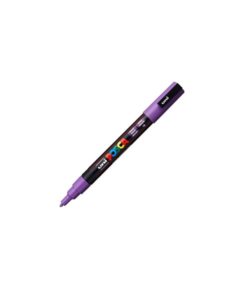 Marker UNI Posca PC-3M, varf 0.9 - 1.3 mm, Violet