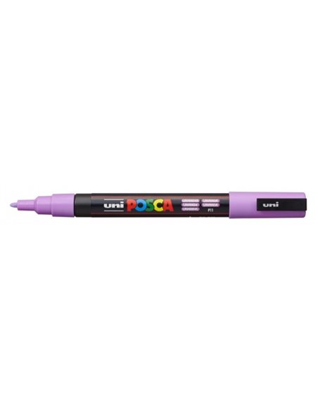 Marker UNI Posca PC-3M, varf 0.9 - 1.3 mm, Mov Lavanda
