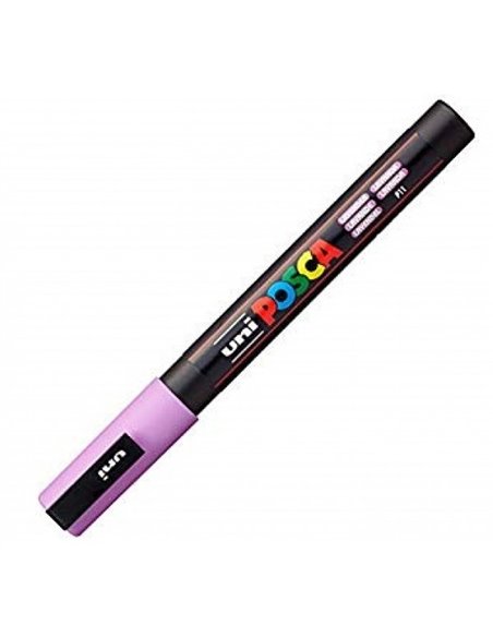 Marker UNI Posca PC-3M, varf 0.9 - 1.3 mm, Mov Lavanda