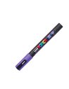 Marker UNI Posca PC-3ML, 09-13 mm, Violet cu sclipici