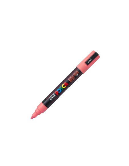 Marker UNI Posca PC-3M, varf 0.9 - 1.3 mm, Roz Corai