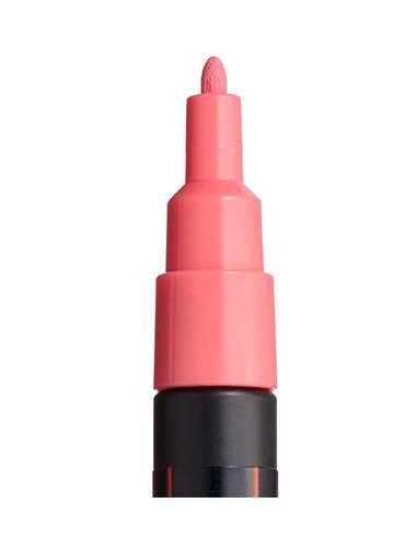 Marker UNI Posca PC-3M, varf 0.9 - 1.3 mm, Roz Corai