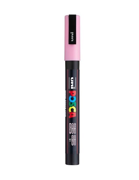 Marker UNI PC-3M Posca 0.9-1.3 mm, Roz Deschis