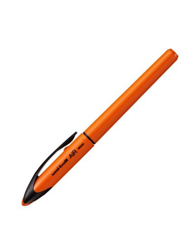 Roller 0.5 mm Uni-Ball, Corp portocaliu/cerneala albastra