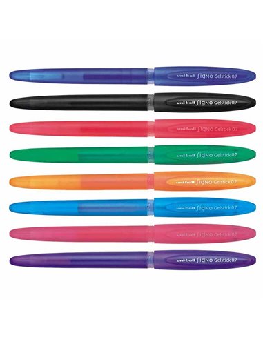 Pix cu gel 0.7mm Uni-Ball Signo Gelstick, Cerneala Verde