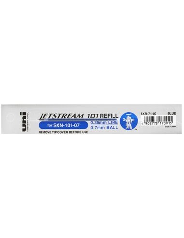 Rezerva JETSTREAM UNI SXR-71-07, 0.7mm, albas. pentru SXN-101-07 (bx12) x 864