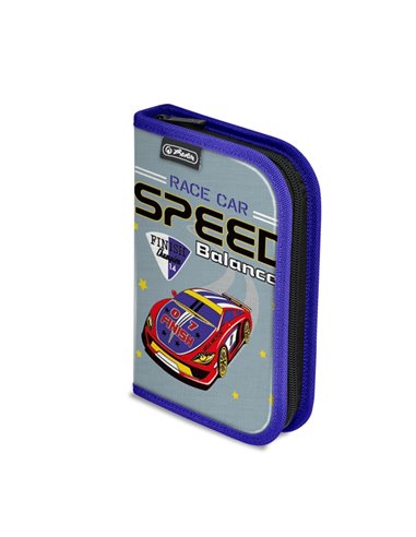 9489570,Penar echipat Herlitz, 34 de piese, 1 fermoar, 13.5 x 19.5 x 3.5 cm, Motiv Speed