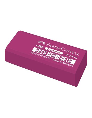 FC187219/ROZ,Radiera Creion Faber-Castell Dust Free 30 Trend