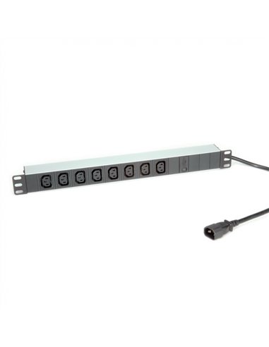 Prelungitor Roline 19" PDU C14 8P IEC320 C13, 2M 