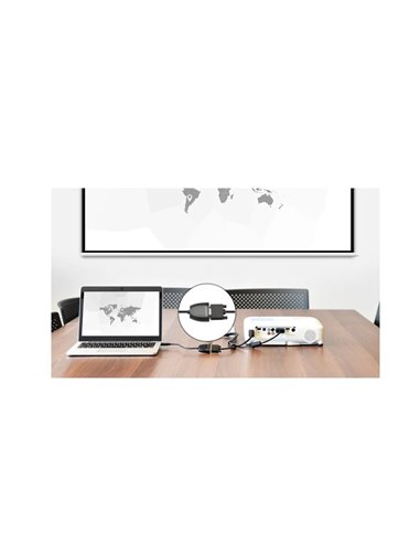 Adaptor video Ugreen, "MM105" HDMI (T) la 1 x VGA (M) 1920x1080 la 60Hz fara sunet, lungime 0.15m, Negru