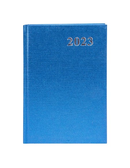 Agenda A5, Datata 2023, Coperta Cartonata, Verde