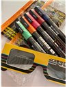 Set 5 markere UNI POSCA PC-3M, 0.9-1.3mm + Ochelari 3D si Stikere