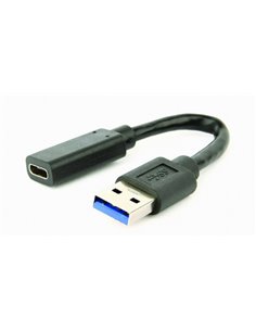 Adaptor Gembird pentru Smartphone USB 3.0 TYPE-C (M) LA USB 3.1 (T), Negru