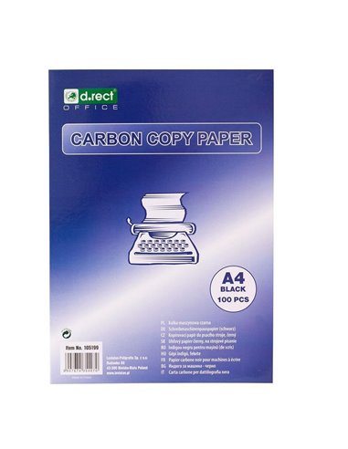 Indigo D.RECT A4, Negru