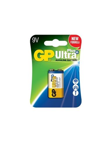 Baterie GP Batteries, Ultra+ Alcalina (6LF22) 9V alcalina, blister 1 buc. 