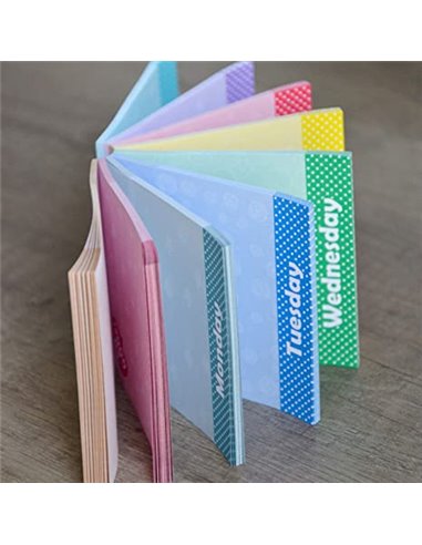 Notes Adeziv D.RECT OFFICE, 75X75MM, 225F, 9 culori