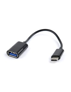 Cablu Adaptor Otg Gembird pentru smartphone, USB 2.0 TYPE C LA USB 2.0, Negru