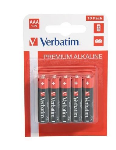 Baterie VERBATIM AAA(R3), 1.5V, Alcalina, 10BUC/set