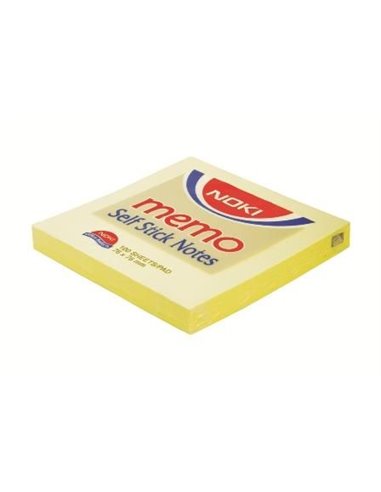 Notes Adeziv NOKI 76*76MM, 100 BUC./SET, Galben 