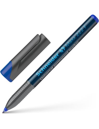 Marker Permanent SCHNEIDER MAXX 222 F, Albastru