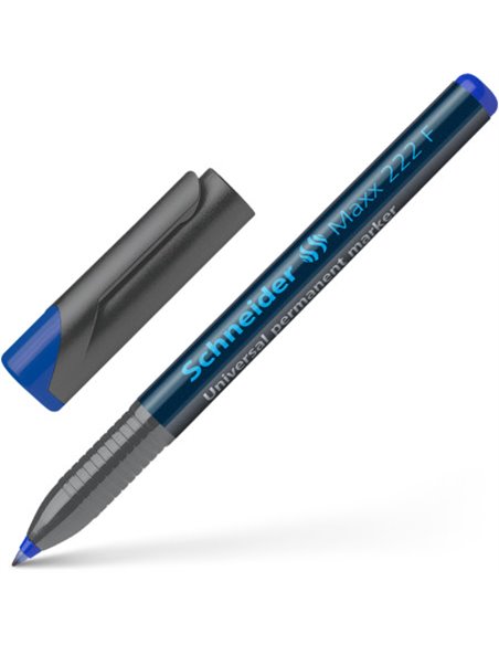 Marker Permanent SCHNEIDER MAXX 222 F, Albastru