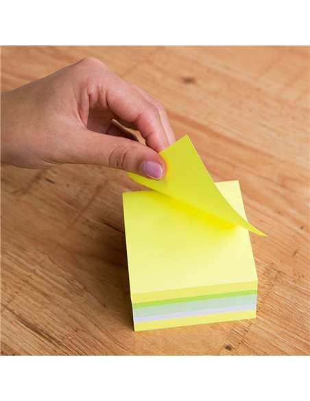 Notes Adeziv D.RECT OFFICE, 75X75MM 400F, Citrus Notes Adeziv D.RECT OFFICE, 75X75MM 400F, Citrus
