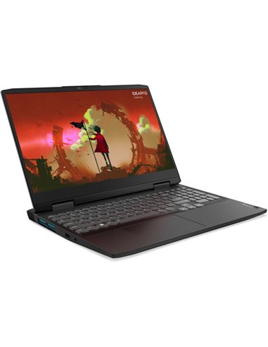 Laptop Lenovo Gaming IdeaPad 3 15ARH7, Procesor AMD Ryzen 5 6600H, 512GB SSD, GeForce RTX 3050 Ti 4GB, No OS, Onyx Grey