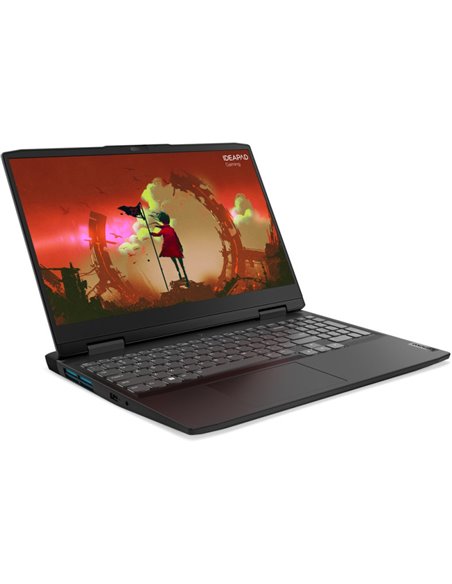 Laptop Lenovo Gaming IdeaPad 3 15ARH7, Procesor AMD Ryzen 5 6600H, 512GB SSD, GeForce RTX 3050 Ti 4GB, No OS, Onyx Grey