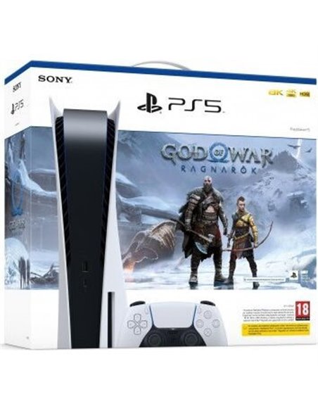 Consola Sony PlayStation 5 Blu-ray + Joc PS5 God of War Ragnarok