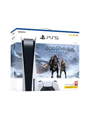 Consola Sony PlayStation 5 Blu-ray + Joc PS5 God of War Ragnarok