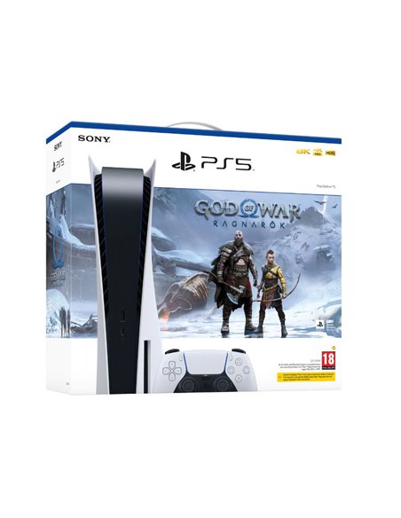 Consola Sony PlayStation 5 Blu-ray + Joc PS5 God of War Ragnarok